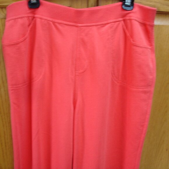 NWT WMN'S KIM ROGERS PANTS/SLACKS SZ PL ORANGE - Picture 4 of 4